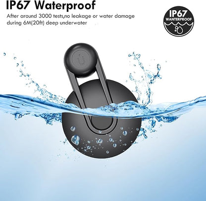 Htag GPS Tracker for Kids,Key Finder Works with Apple Find My (iOS only),Privacy Protection, Lost Mode, Waterproof,Bluetooth Tracker for Children, Seniors, Pets, Backpack (Black)