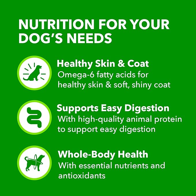 IAMS Proactive Health Wet Dog Food, Adult Wet Dog Food Multipack Ground Dinner, Beef & Rice, 13 oz. Cans (Pack of 12)