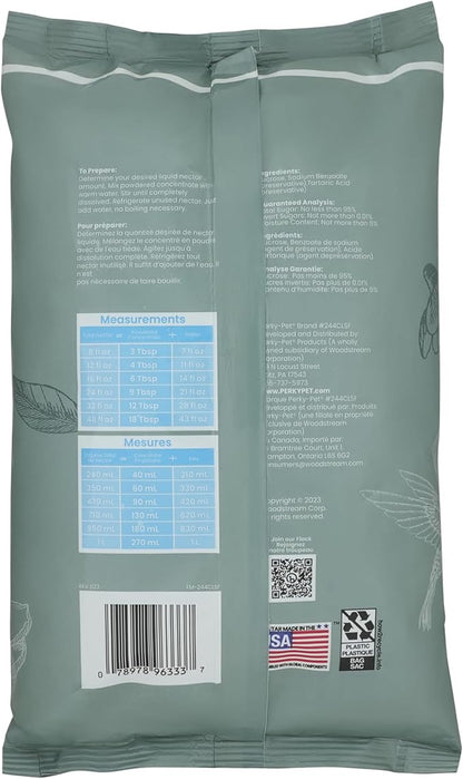 Perky-Pet 244CLSF 2-Pound Bag of Instant Clear Concentrate Hummingbird Nectar (Pack of 2)