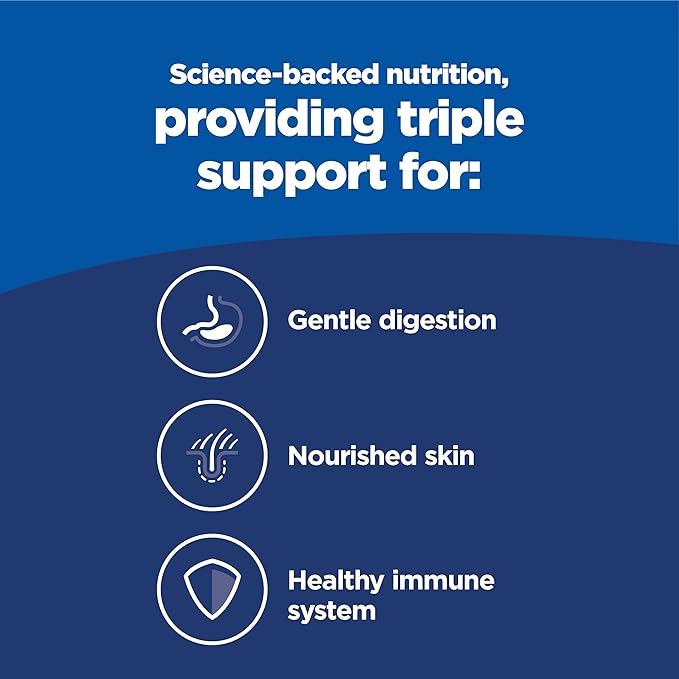 Hill's Science Diet Adult Sensitive Stomach & Skin Dry Cat Food, Pollock Meal & Barley Recipe, 6 lb. Bag (Updated Formula)