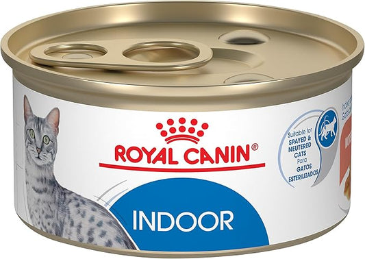 Royal Canin Feline Health Nutrition Indoor Adult Morsels in Gravy Cat Food, 3 oz (Pack of 24)