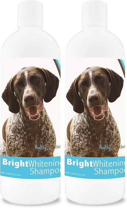 Healthy Breeds German Shorthaired Pointer Bright Whitening Shampoo 12 oz (Pack of 2)