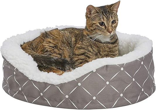 MidWest Homes for Pets CU20MRD Couture Orthopedic Cradle Pet Bed for Dogs & Cats, X-Small