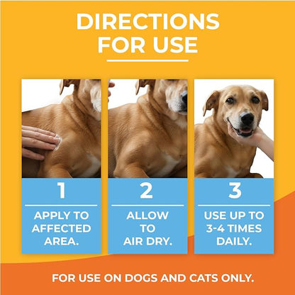 Paw Science Anti-Itch Hydrocortisone Moisturizing Lotion for Dogs & Cats – Hot Spot Treatment, Dog Itching Skin Relief, Itchy Hotspots Cream, Medicated Ointment for Irritation & Rash