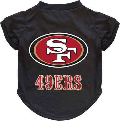 Littlearth NFL San Francisco 49ers Pet T-Shirt, Team Color, Medium
