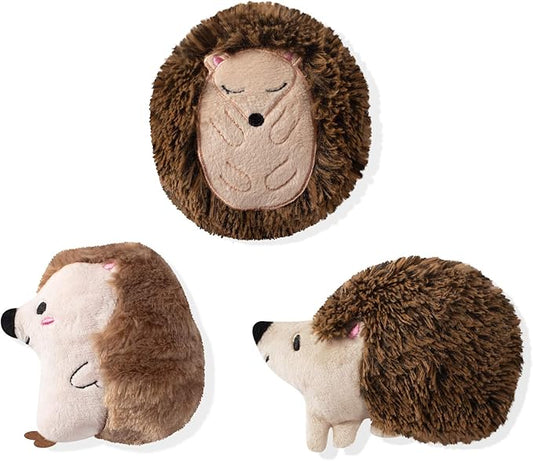 FRINGE STUDIO Pet Toy, Small Dog Toy Set, Hedgehogs, 3 Pieces (289408)