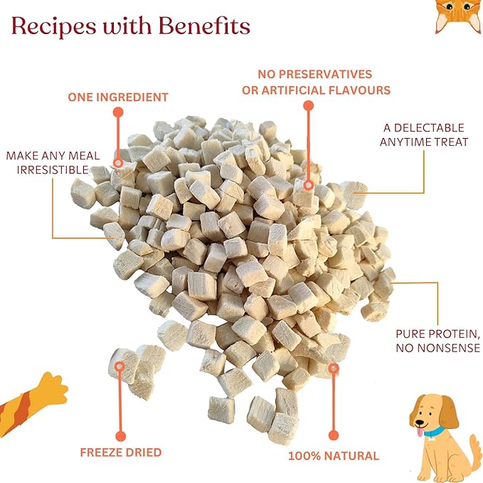Balanced Mix Freeze-Dried Dog & Cat Treats Food Topper (2.0 oz, Duck, Beef Liver & Chicken)