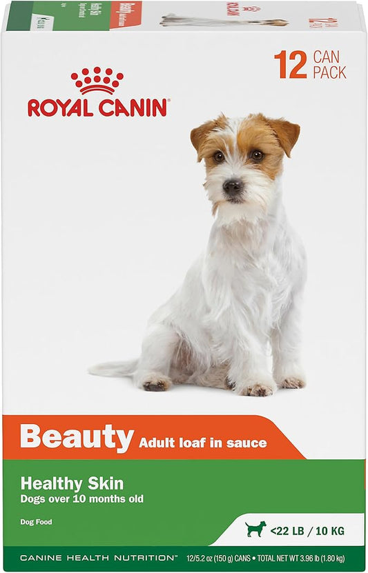 Royal Canin Canine Health Nutrition Adult Beauty Loaf in Sauce Dog Food, 5.2 oz (Pack of 12)