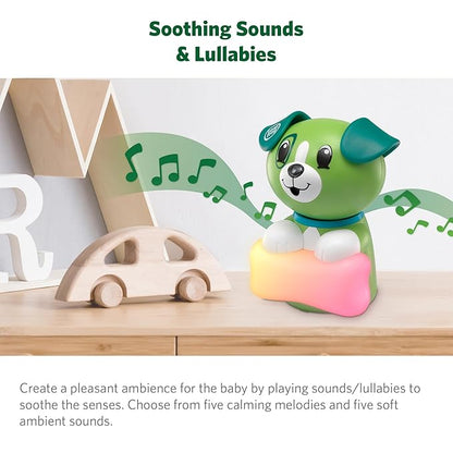 LeapFrog Scout LF2911 Baby Monitor Camera, WiFi Remote Access, 1080p HD 360 ° Pan & Tilt Smart Camera, 2-Way Audio Talk, Night Light, Night Vision, Soothing Sounds, Temp. & Humidity Sensor