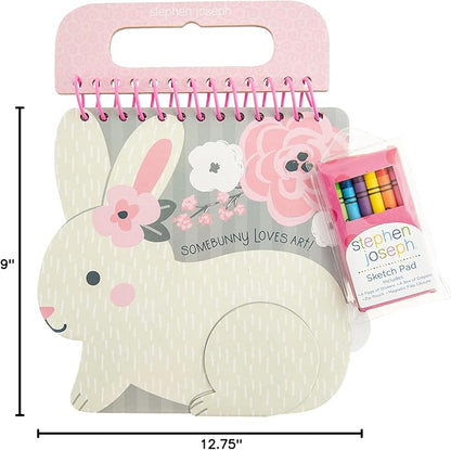 Stephen Joseph, Shaped Sketch Pad, Bunny