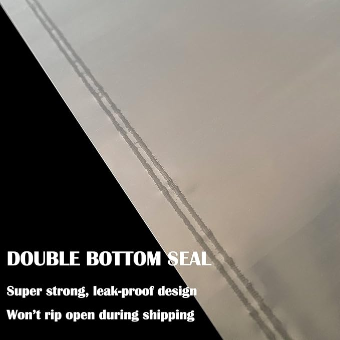 Aquarium Fish Bags, Leak Proof Poly Bags, 3 Mil Extra Thickness Transporting Shipping Containers for Live Fish