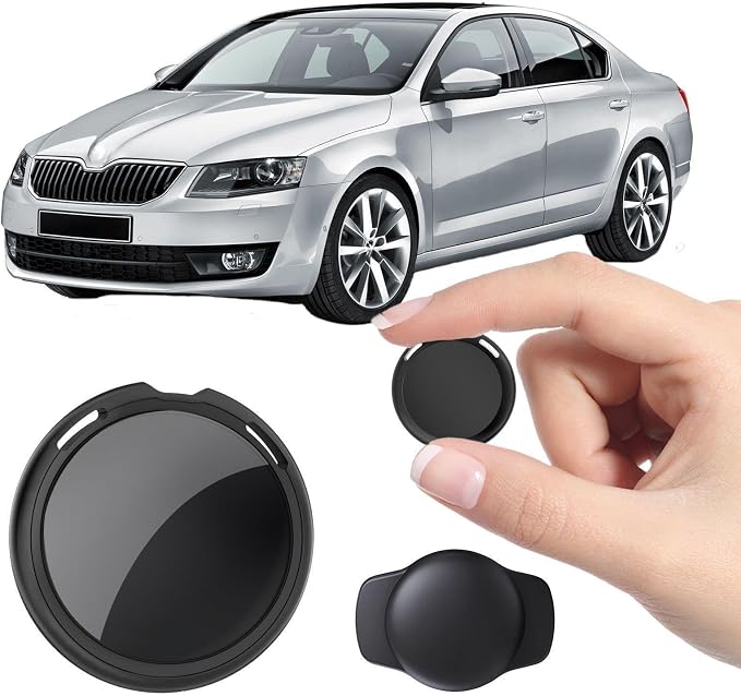 Car GPS Tracking Devices for Vehicles Work with Find My (iOS Only) Magnetic | Mini Hidden Anti Theft Real Time Car Locator No Subscription Global Network Finder Waterproof for Motorcycle Bike Trucks Pets