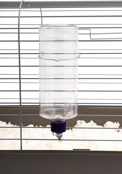 Lixit Standard Cage Water Bottles for Rabbits, Ferrets, Guinea Pigs, Hamsters, Rats, Mice and Other Small Animal's (32 Ounce, Clear Pack of 2)