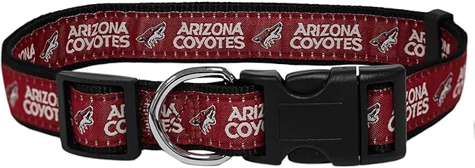 Pets First NHL Collar for Dogs & Cats. Adjustable, Cute, & Stylish! The Ultimate Hockey Fan Collar!