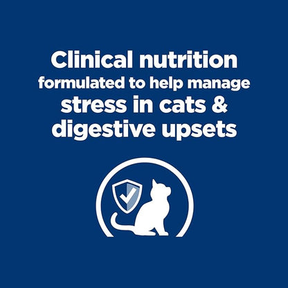 Hill's Prescription Diet Gastrointestinal Biome Stress Digestive/Fiber Care Dry Cat Food, Chicken, 4 lb. Bag