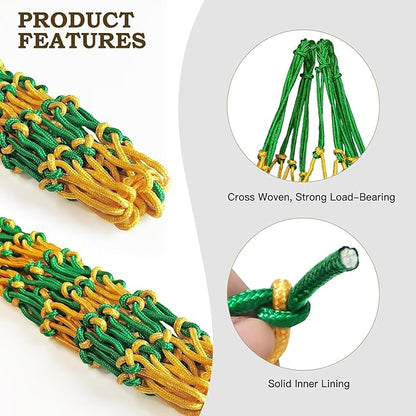 2PCS Hay Net for Horses,Slow Feed Hay Bag for Horses Goat Sheep,Hanging Hay Feeder Bag for Horses Stable Stall Paddock Rest Toy