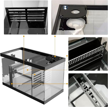 LYL LEYOULAND Adjustable Sump Baffle Kit - Refugium Kit for 10 Gallon Tank - Reef Aquarium - Saltwater Aquarium Filter System- Protein Skimmer Sump
