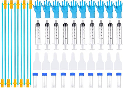 10 Set AI Artificial Insemination Dog Breeding Kit, Canine Breeding Kit, Disposable Canine Artificial Insemination, Dog Insemination Breeder Kit, Canine Breeding Supplies (15.7 inch) L