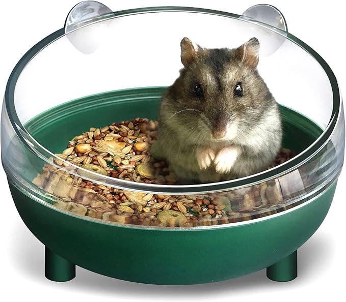Hamster Bathtub,Hamster Sand Bath,Hamsters Bathroom,Sand Bath Container,Toilet for Dwarf Hamsters,Gerbils,Mice and Small Animals (Pink)
