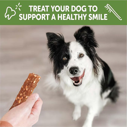 Whimzees Wellness Veggie Strip Dog Dental Treat, Chews, Freshens Breath, Medium Size, 14.81 oz Bag, 14 Count