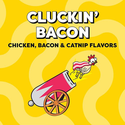 Temptations Wacky Blasts Cat Treats, Cluckin’ Bacon Flavor, 16 oz. Pouch
