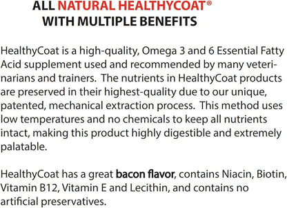 HealthyCoat Dog Food Supplement: Quart. Excessive Shedding, Itching, Hot Spots, Allergies, Immune System