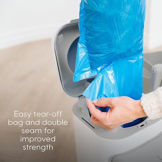 Litter Genie Easy Roll Refill | Cat Litter Refill Bags | 24 Tear-Off Bags | Lasts Up to 6 Months | 65% Recycled Plastic | Zero Plastic Packaging | Fits Litter Genie Easy Roll & Platinum Pails