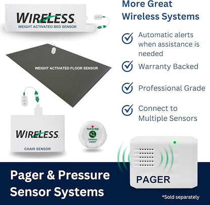 Smart Caregiver Video Monitor for Elderly Care and Caregivers, Portable, Rechargeable, Infrared Night Vision, Secure Connection, No WiFi