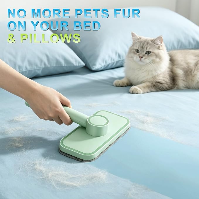 Pet Hair Remover – Reusable Lint Remover for Dog and Cat Hair, Pet Carpet Cleaner Electrostatic Lint Brush Magic Pet Hair Removal Tool for Carpet, Clothes, Rugs, Couch, Car, Bedding, Fabric Furniture