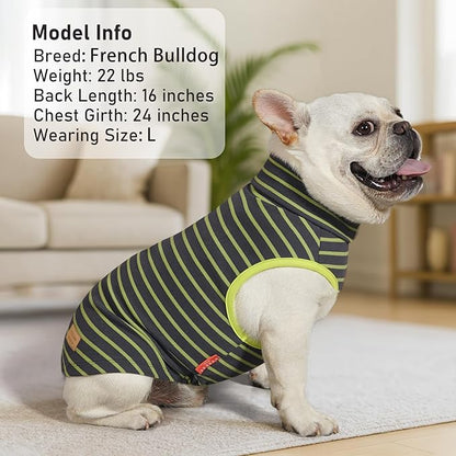 KYEESE 2Pack Dog Sweater Stretchy Dogs Clothes Soft Pets Clothes Warm Pet Coats Dog Sweaters for Small Dogs Male Turtleneck Small Pet Sweaters Pullover Pets Sweatshirt