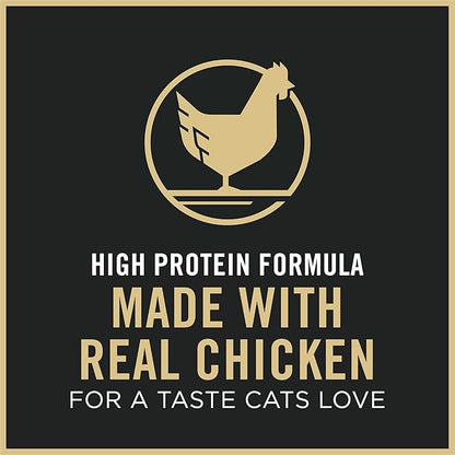 Purina Pro Plan Kitten Food Complete Essentials Cat Kibble Shredded Blend Chicken and Rice Formula 12.5 Pound (Pack of 1)