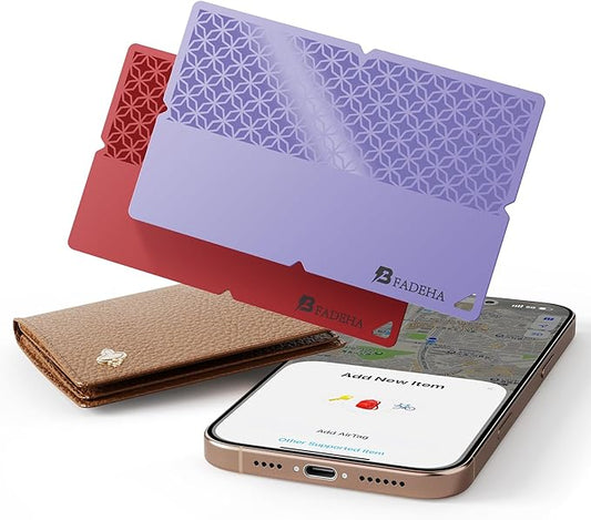 2026 [Apple MFi Certified] (iOS Only) Bluetooth Tracker Smart Card for Apple Find My iPhone Ultra-Thin Wallet GPS Tracker, 5-10 Years Staying Power, Keys Finder & Item Locator for Keys, Bags, Passport