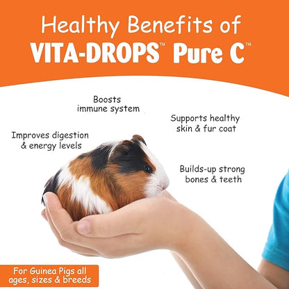 OASIS #80254 Vita Drops-Pure C for Guinea Pig, 2-Ounce, Packaging may vary