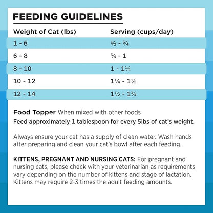 BIXBI Rawbble Freeze Dried Cat Food, Chicken & Salmon Recipe, 10 oz - 95% Meat and Organs, No Fillers - Pantry-Friendly Raw Cat Food for Meal, Treat or Food Topper - USA Made in Small Batches