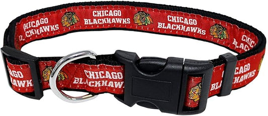 Pets First NHL Collar for Dogs & Cats. Adjustable, Cute, & Stylish! The Ultimate Hockey Fan Collar!