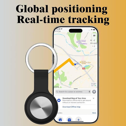 GPS Tracker for Vehicles Cars Motorcycles,No Monthly Fee No Subscription,Real-Time Location Tracking Device, Portable Mini GPS Tracker for Car Kids Pets Dogs Elderly and Valuables (Android & iOS)