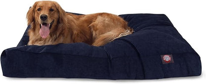 Majestic Pet Villa Rectangle Dog Bed Washable – Non Slip Comfy Pet Bed – Crate Bed with Removable Washable Cover – Kennel Bed for Sleeping, Polyester Fiber, Medium, Marine