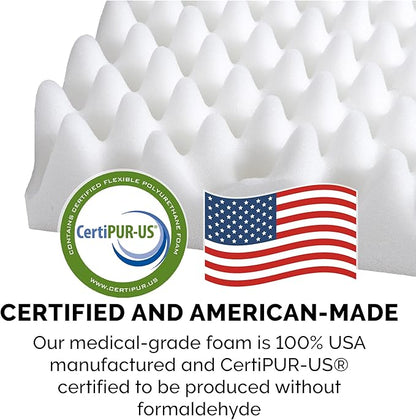 Furhaven Orthopedic Dog Bed for Large/Medium Dogs w/ Removable Bolsters & Washable Cover, For Dogs Up to 55 lbs - Pinsonic Quilted Paw L Shaped Chaise - Iceberg Green, Large