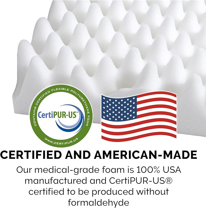 Furhaven Orthopedic Dog Bed for Medium/Small Dogs w/ Removable Bolsters & Washable Cover, For Dogs Up to 35 lbs - Pinsonic Quilted Paw L Shaped Chaise - Bluestone, Medium