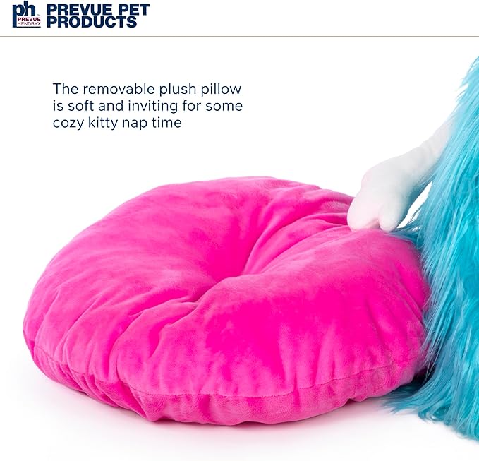 Prevue Pet Products Comfy Monster Cat and Dog Hideaway Bed 7604
