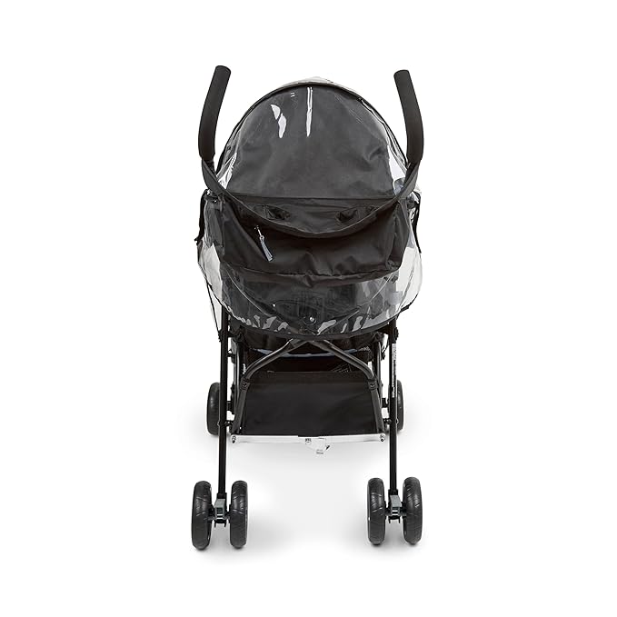 Ingenuity 3D Mini Stroller Rain Cover, Baby Weather Shield for Rain, Wind & Snow, Fits 3D Mini Strollers, Vented Airflow, Clear Visibility, Easy Install & Storage – Clear