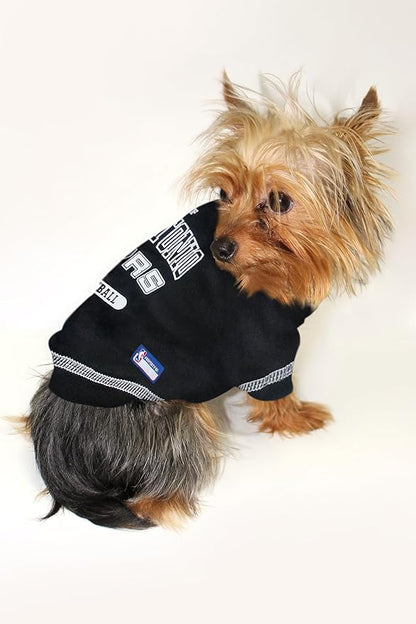 Pets First NBA Licensed Hoodies & T-shirt for Dogs & Cats, SAN Antonio Spurs, Small