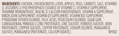 Nutrish Grain Free Real Chicken & Apple Recipe Premium Paté Wet Dog Food, 13 oz. Can, 12 Count, Packaging May Vary (Rachael Ray)