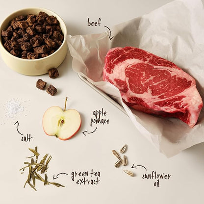 Full Moon Pure Protein Air Dried Dog Food Ranch Raised Beef Recipe 1lb