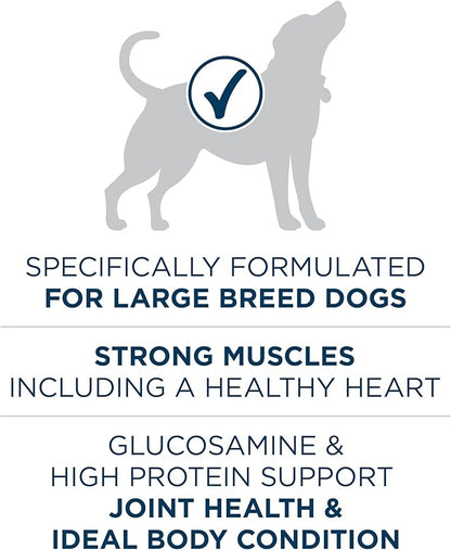 Purina ONE Plus Large Breed Adult Dog Food Dry Formula, Real Protein Rich Natural Chicken Flavor - 40 lb. Bag