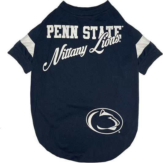 Pets First NCAA Penn State Nittany Lions T-Shirt for Dogs & Cats, Large. Football/Basketball Dog Shirt for College NCAA Fans. Durable & Cute Sports PET TEE Shirt Outfit (PA-4146-LG)