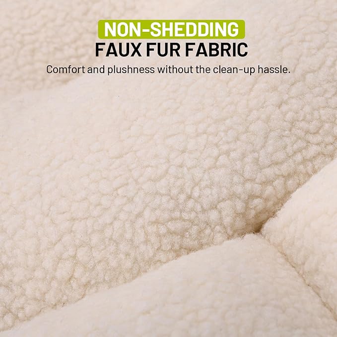 Cat Beds for Indoor Cats,Washable Round Pet Bed for Puppy and Kitty,Super Soft Durable Fabric Pet Beds, Washable Luxury Cat & Dog Bed 24.8inch