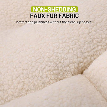 Cat Beds for Indoor Cats,Washable Round Pet Bed for Puppy and Kitty,Super Soft Durable Fabric Pet Beds, Washable Luxury Cat & Dog Bed 24.8inch