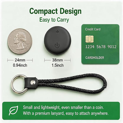 Undetectable GPS Tracker for Vehicles - Real-Time Tracking，No Monthly Fee/No SIM Card【Apple MFi Certified】Works with iOS Find My | Mini Hidden Magnetic GPS Locator，IP68 Waterproof，Reliable Performance