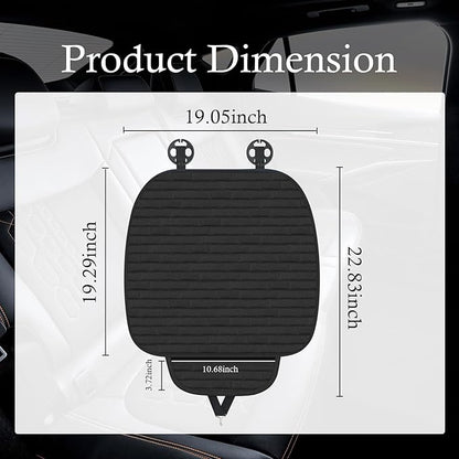 Car Seat Covers Front Seats,Non-Slip & Breathable Car Front Seat Cover with Lattice Design,Universal Bottom Seats Covers for Cars with Storage Pockets Cars Interior Accessories (Front Seat Cover)